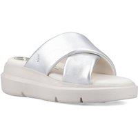Hush Puppies Women's Uplift Crossover Slide in Silver | Size: 4
