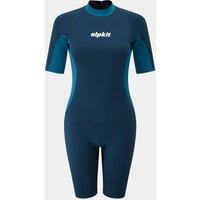 Alpkit Women's Tarka Wetsuit Natural rubber active shorty wetsuit in Blue | Size: 12