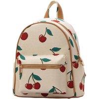 Signare London Women's Women's Small Backpack - Cherry Print Cream