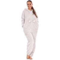Keanu Women's Fleece Jumpsuit in Grey | Size: 20-22