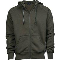 TEE JAYS Women's Fashion Full Zip Hoodie in Green | Size: XL