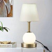 NIVOR 32cm LED Table Lamp with Bulb Included in White