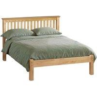 Cheshire Juniper Pine Low Footend Bed - Small Double (120cm) in Light Brown