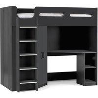 Cheshire Ridge High Sleeper - Anthracite - Single (90cm) in Charcoal