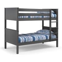Cheshire Garnet Bunk Bed - Anthracite - Single (90cm) in Dark Grey
