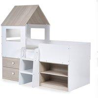 Cheshire Bronze Midsleeper - Pale Wood & White - Single (90cm)