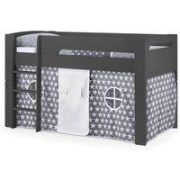 Cheshire Anthracite Midsleeper with Grey Star Limestone Tent - Single (90cm) in Black