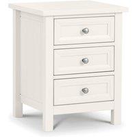 Cheshire Premium Solace 3 Drawer Surf White Bedside Unit