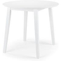 Cheshire Premium Coast 90cm White Dropleaf Dining Table