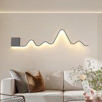 Garwarm Modern Creative Wall Sconce Dimmable LED Wall Lights, 10.92cm, 30W in Black