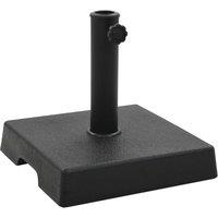 Berkfield Home Parasol Base Square Polyresin 8 kg Black