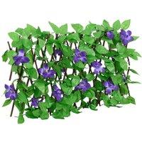 Berkfield Home Berkfield Artificial Ivy Trellis Expandable Green 180x20 cm