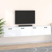 Berkfield Home Wall Cabinets 2 pcs White 100x36.5x35 cm Engineered Wood