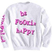 Yungblud Raver Smile Sweatshirt in White | Size: Large