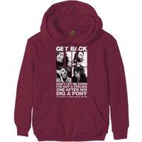 Beatles 3 Savile Row Pullover Hoodie in Red | Size: Small