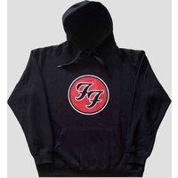 Foo Fighters FF Band Logo Hoodie in Black | Size: Small