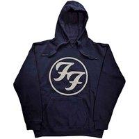 Foo Fighters FF Band Logo Hoodie in Blue | Size: Medium