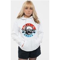 Guns N Roses Motorcross Hoodie in White | Size: XL