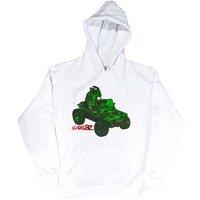 Gorillaz Green Geep Hoodie in White | Size: Small