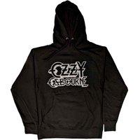 Ozzy Osbourne Vintage Logo Hoodie in Black | Size: XL