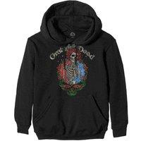 Grateful Dead Floral Stealie Hoodie in Black | Size: XL
