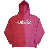 Gorillaz Two Tone Brush Hoodie in Pink | Size: Small
