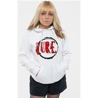 Cult Circle Band Logo Hoodie in White | Size: Medium