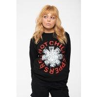 Red Hot Chili Peppers Scribble Asterisk Sweatshirt in Black | Size: Large