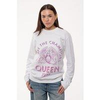 Queen Champions 1977 Band Logo Sweatshirt in White | Size: XL