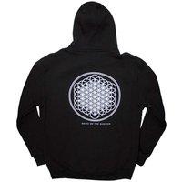 Bring Me The Horizon Flower of Life Pullover Hoodie in Black | Size: XL