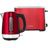 Morphy Richards Equip Kettle & Toaster Set in Red