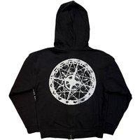 Slipknot Subliminal Verses Zipped Hoodie in Black | Size: Medium