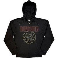 Soundgarden Spiral & Logo Zipped Hoodie in Black | Size: XL