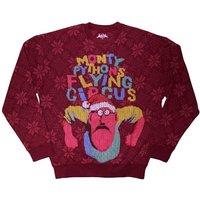 Monty Python Flying Circus Grumpy Man Sweatshirt in Red | Size: Medium