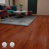 ENER-J Britwall Victorian Oak SPC Luxury Vinyl Flooring Pack of 10 2.2 Sq Meter 1220 x 181 mm 6mm Waterproof Click Lock | Size: 10000mm x 520mm