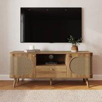 GFW Sorrel Rattan TV Unit in Brown