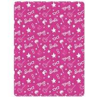 Barbie Fleece Weighted Blanket in Pink