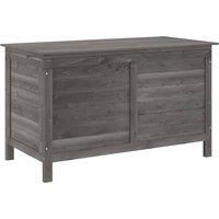 Berkfield Home Garden Storage Box Anthracite 99x49.5x58.5 cm Solid Wood Fir in Dark Grey
