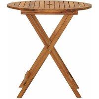 Berkfield Home Sturdy 3 Piece Folding Garden Dining Set Solid Acacia Wood in Brown