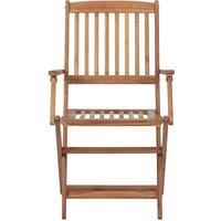 Berkfield Home Durable Folding Outdoor Chairs 2 pcs Solid Acacia Wood in Brown