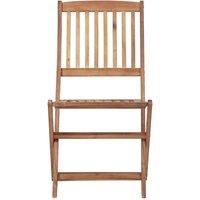 Berkfield Home Durable Folding Outdoor Chairs 6 pcs Solid Acacia Wood in Brown