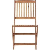Berkfield Home Durable Folding Outdoor Chairs 8 pcs Solid Acacia Wood in Brown