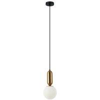 Netlighting Aldeva Modern 1 Light Globe Pendant Ceiling Light E27 in Gold