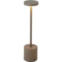 EONLION Taupe LED Cordless Table Lamp Touch Dimmable Desk Night