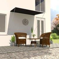 Berkfield Home Retractable Awning 200x150 cm Anthracite in Black
