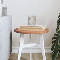Berkfield Home Table Top 30x1.5 cm Round Solid Wood Beech in Brown | Size: 30x1.5 cm