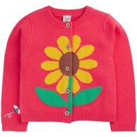 Frugi Girl's Ella Cardigan in Pink | Size: 1-2 Years
