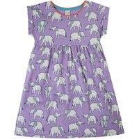 Frugi Girl's Felicity Dress in Purple | Size: 3-4 Years