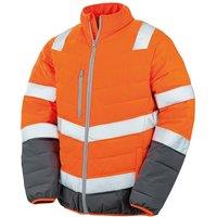 Result Men's Safeguard Soft Padded Safety Jacket in Orange | Size: 2XL