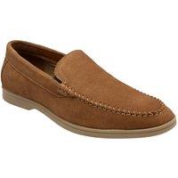 Lotus Men's 'Drakon' Suede Loafers in Tan | Size: 9